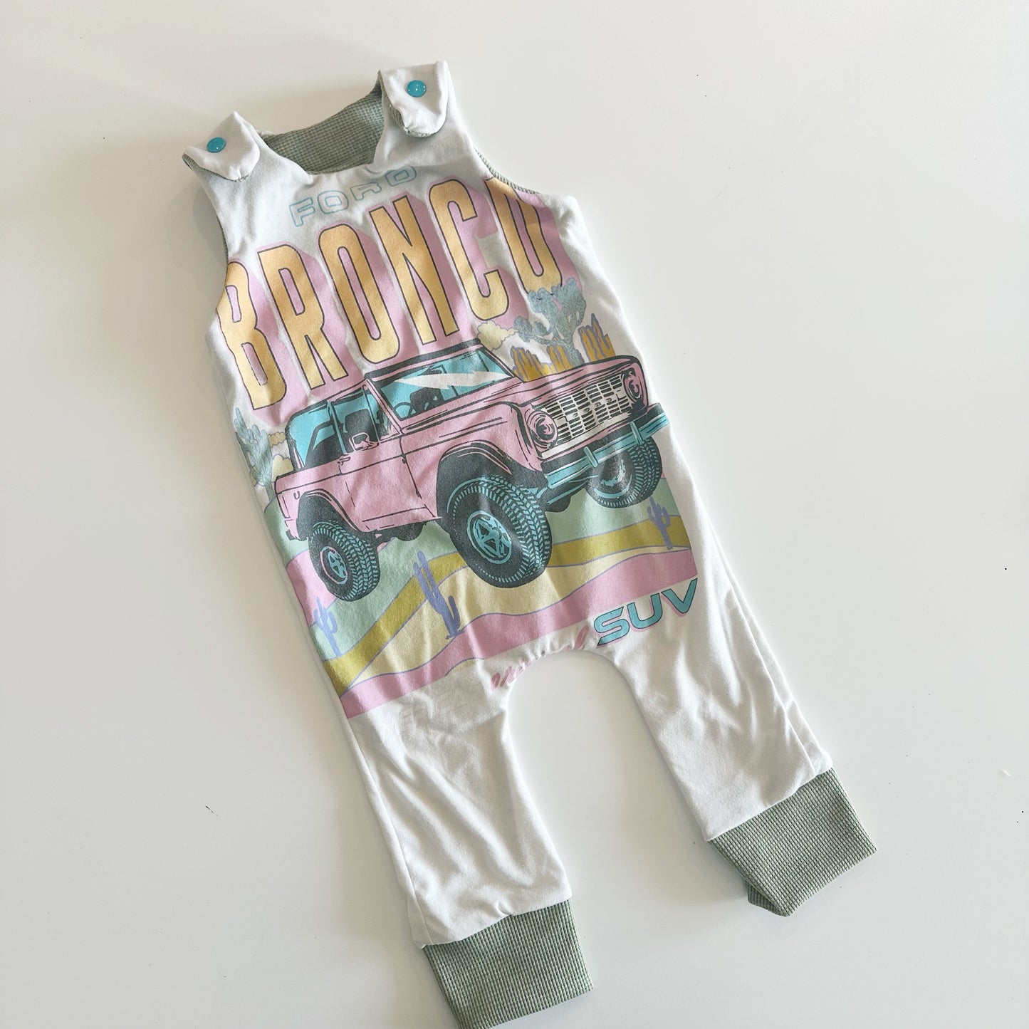 Vintage Bronco Romper
