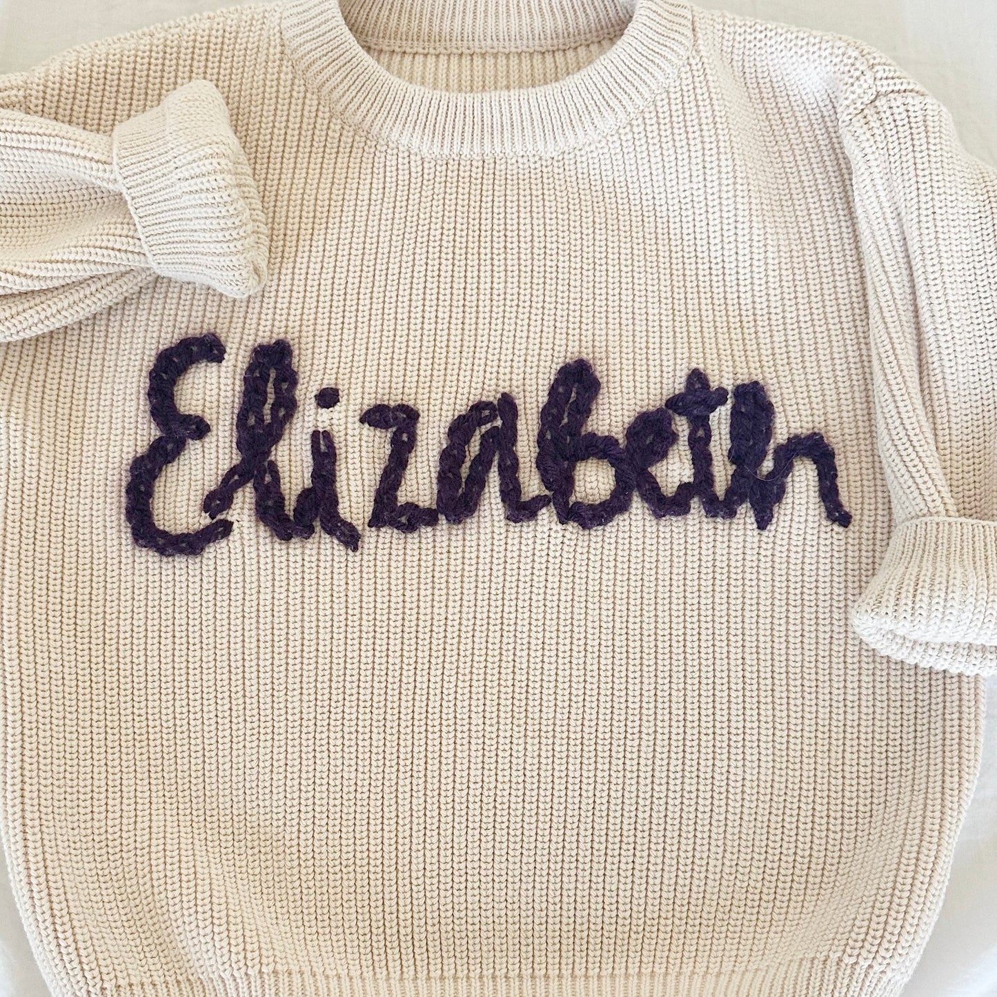 Personalized Chunky Sweater