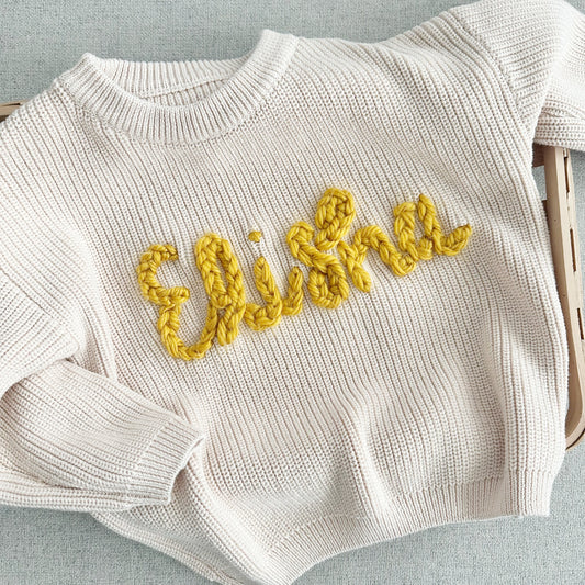 Personalized Chunky Sweater