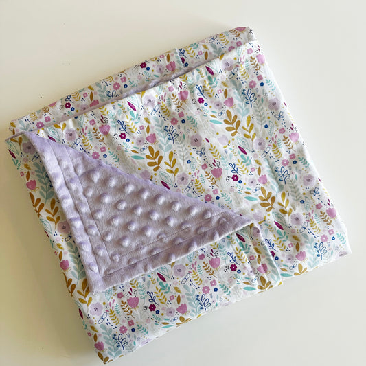 Lilac Florals Blanket