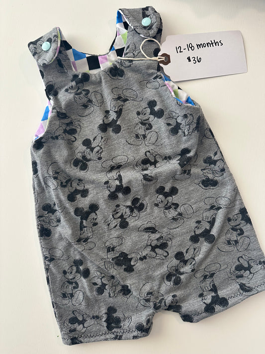 Mickey & Friends Recycled Romper