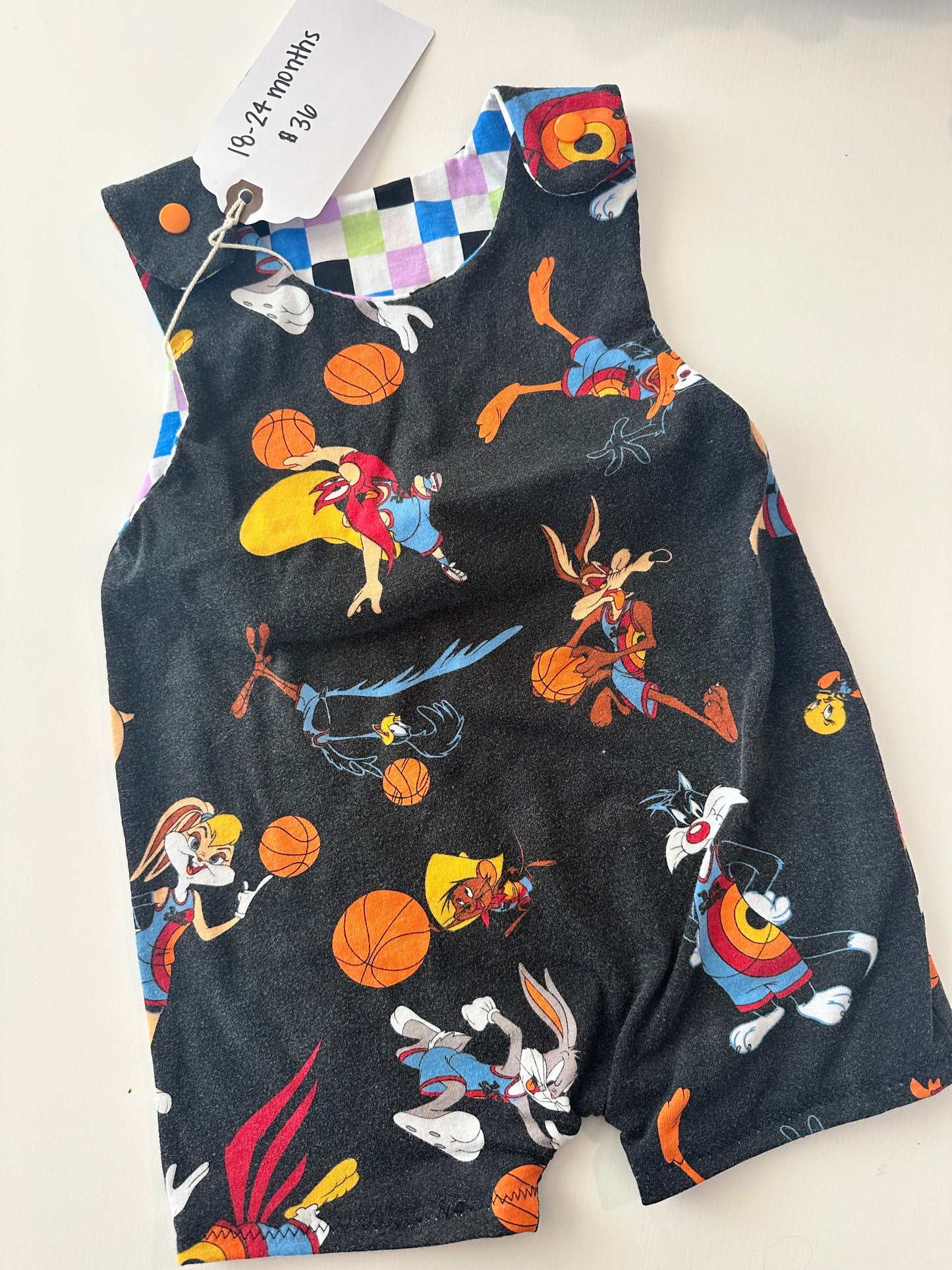 Space Jam Recycled Romper