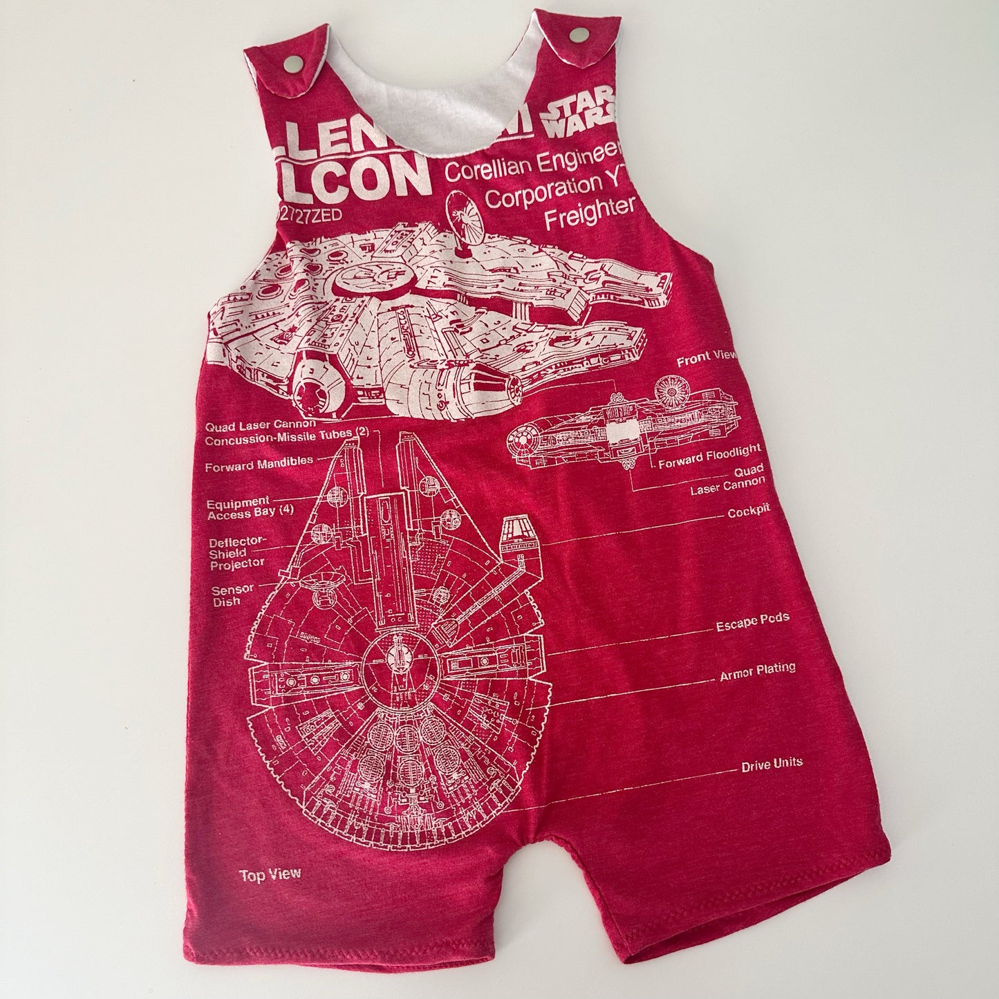 Star Wars Recycled Romper