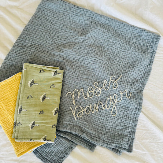 Neutral Burp Cloths